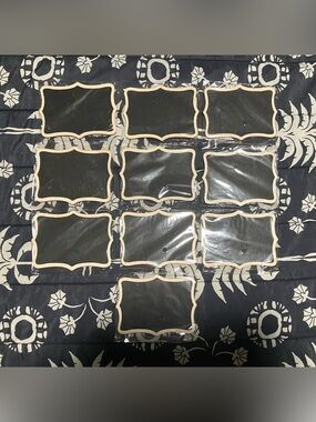 Set of 30 Small Self Standing Wooden Chalkboard Labels